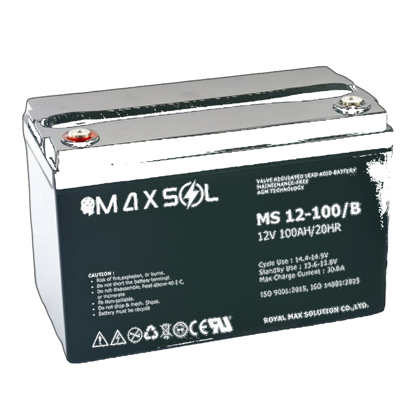 MS 12-100/B VRLA AGM Battery